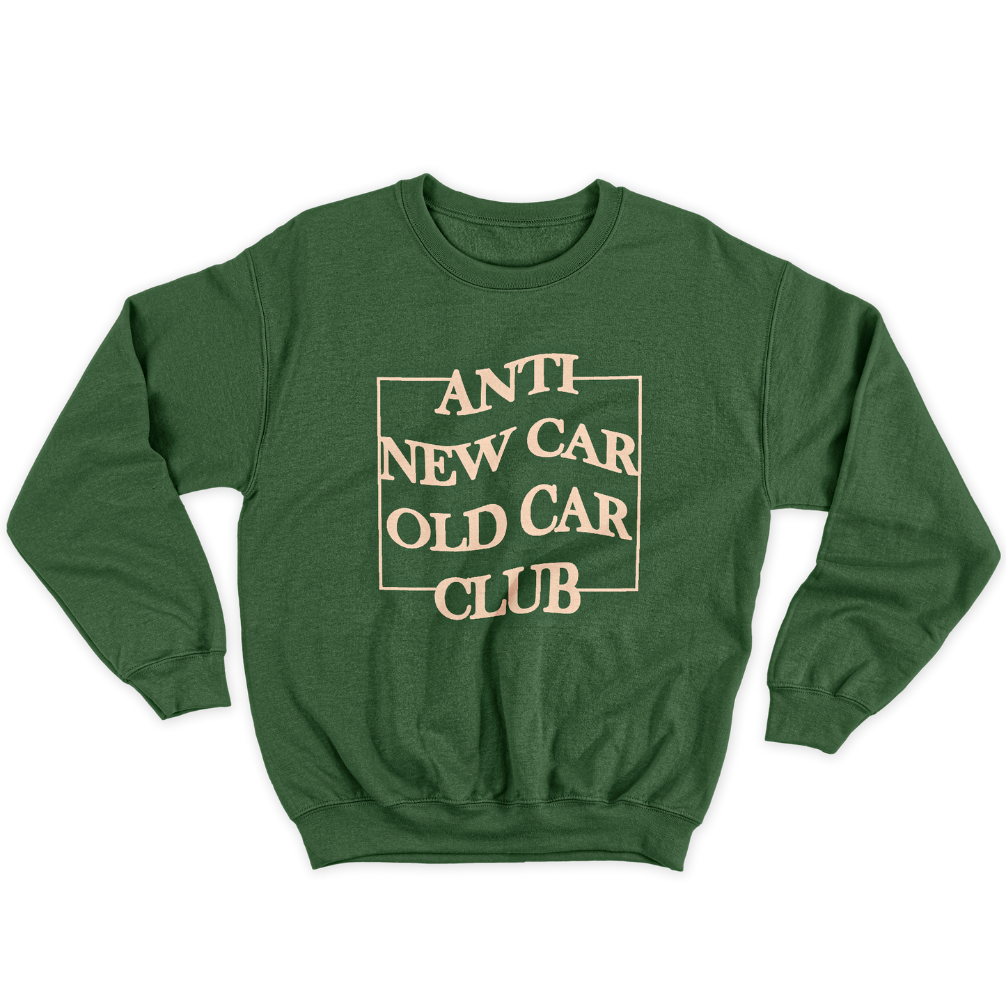 Kintu Felpa Girocollo Unisex Anti New Car Old Car Club