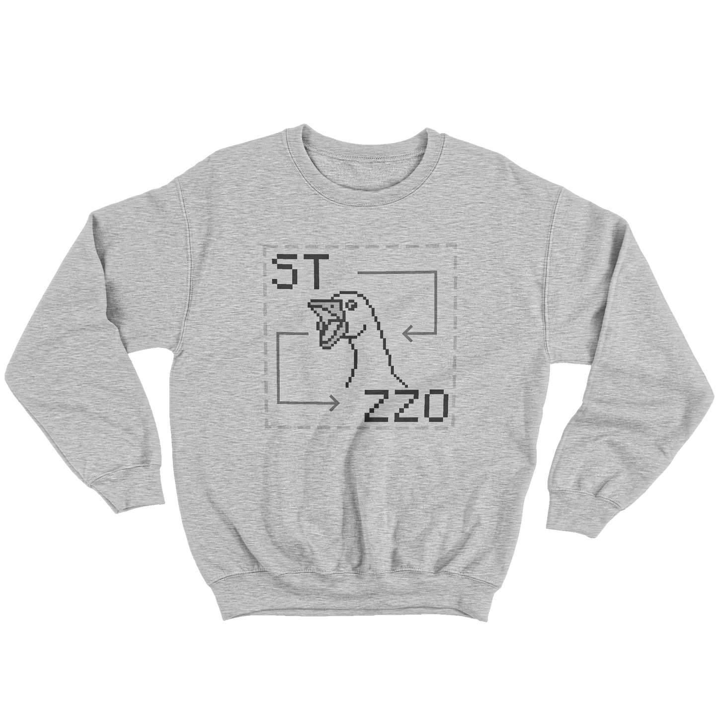 Kintu Felpa Girocollo Unisex Stocazzo - Rebus semplificati