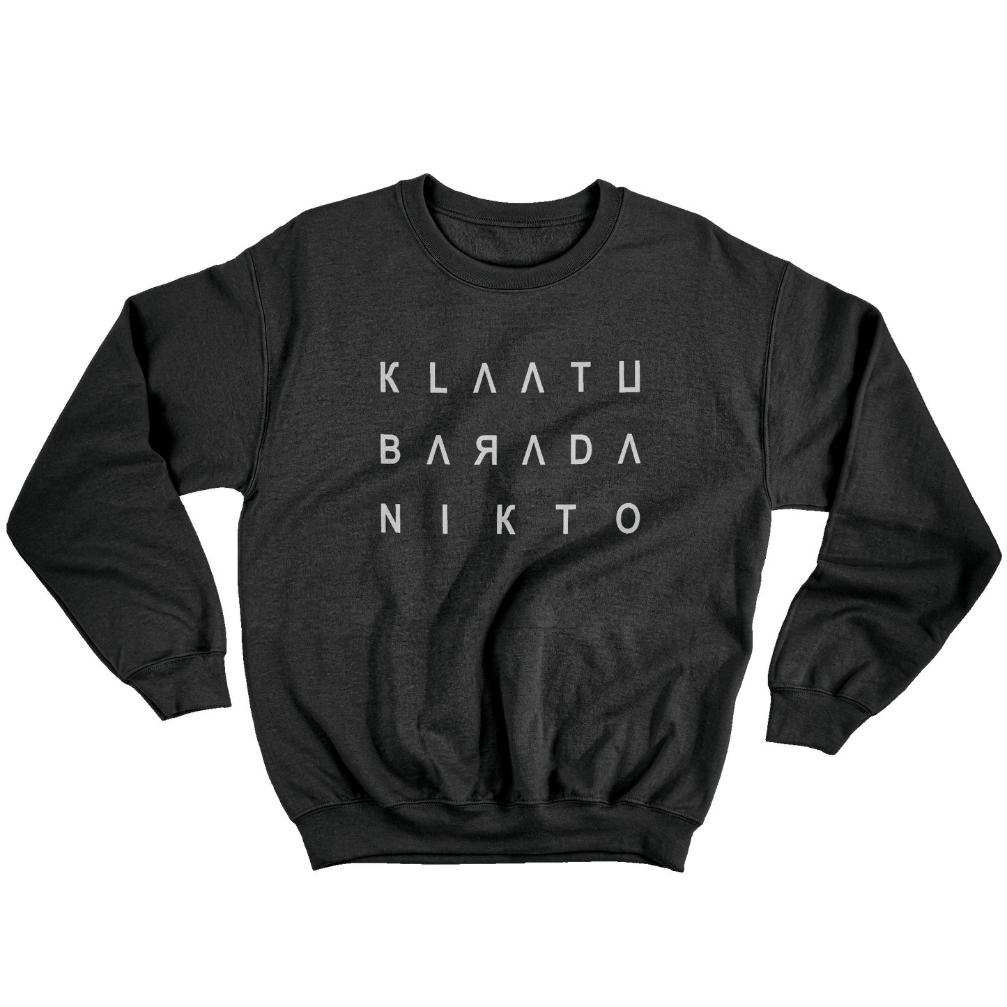 Kintu Felpa Girocollo Unisex Klaatu Barada Nikto - 1951 - Ultimatum alla Terra - Fantascienza