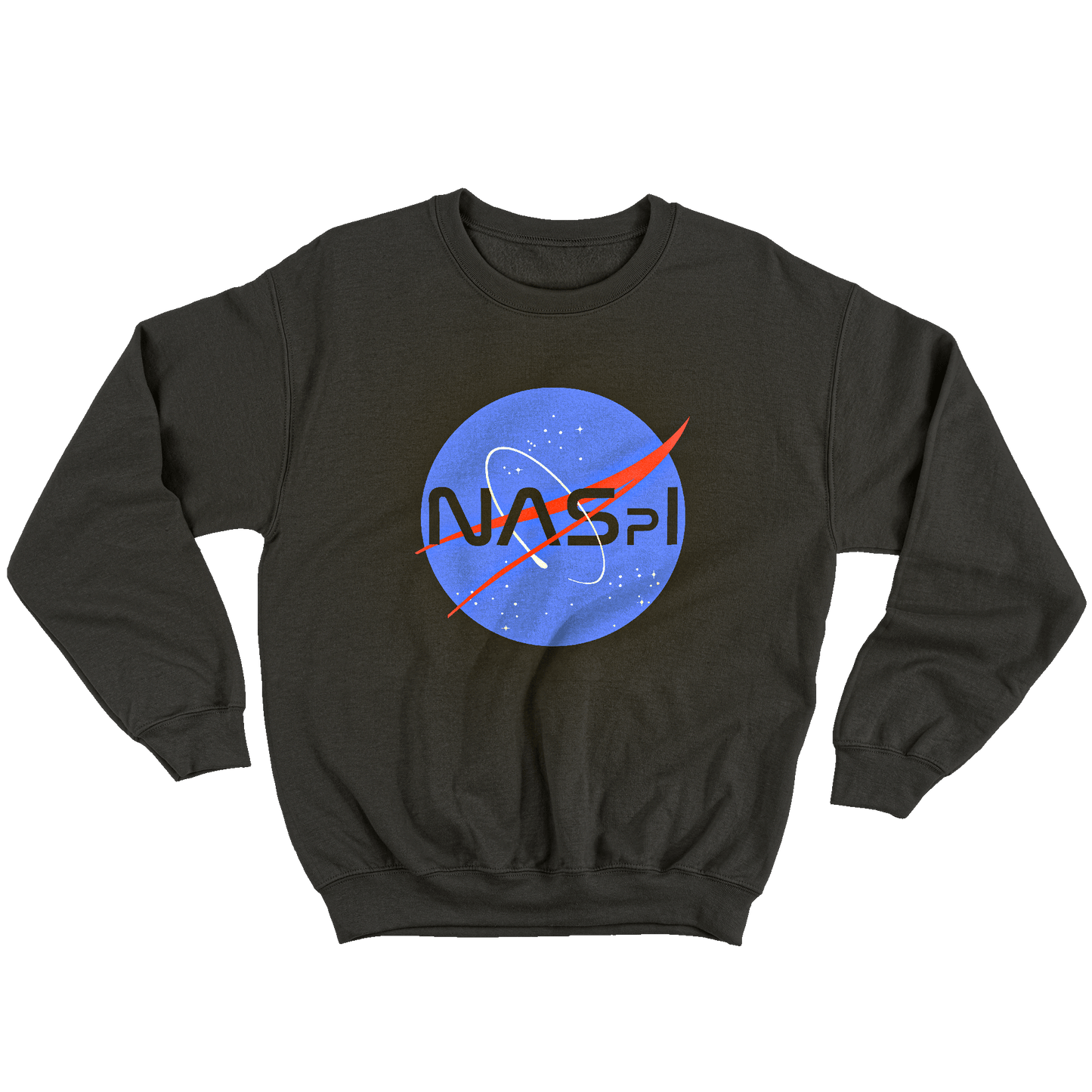 Kintu Felpa Girocollo Unisex Naspi like Nasa - Divertente