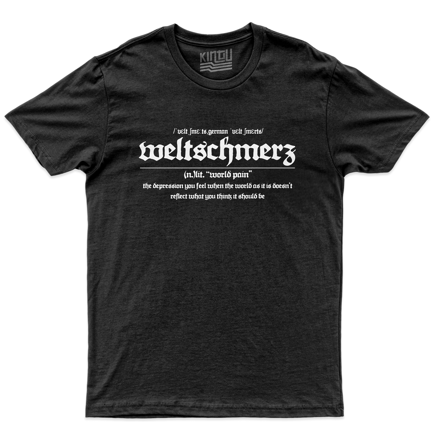 Kintu T-Shirt Weltschmerz definizione