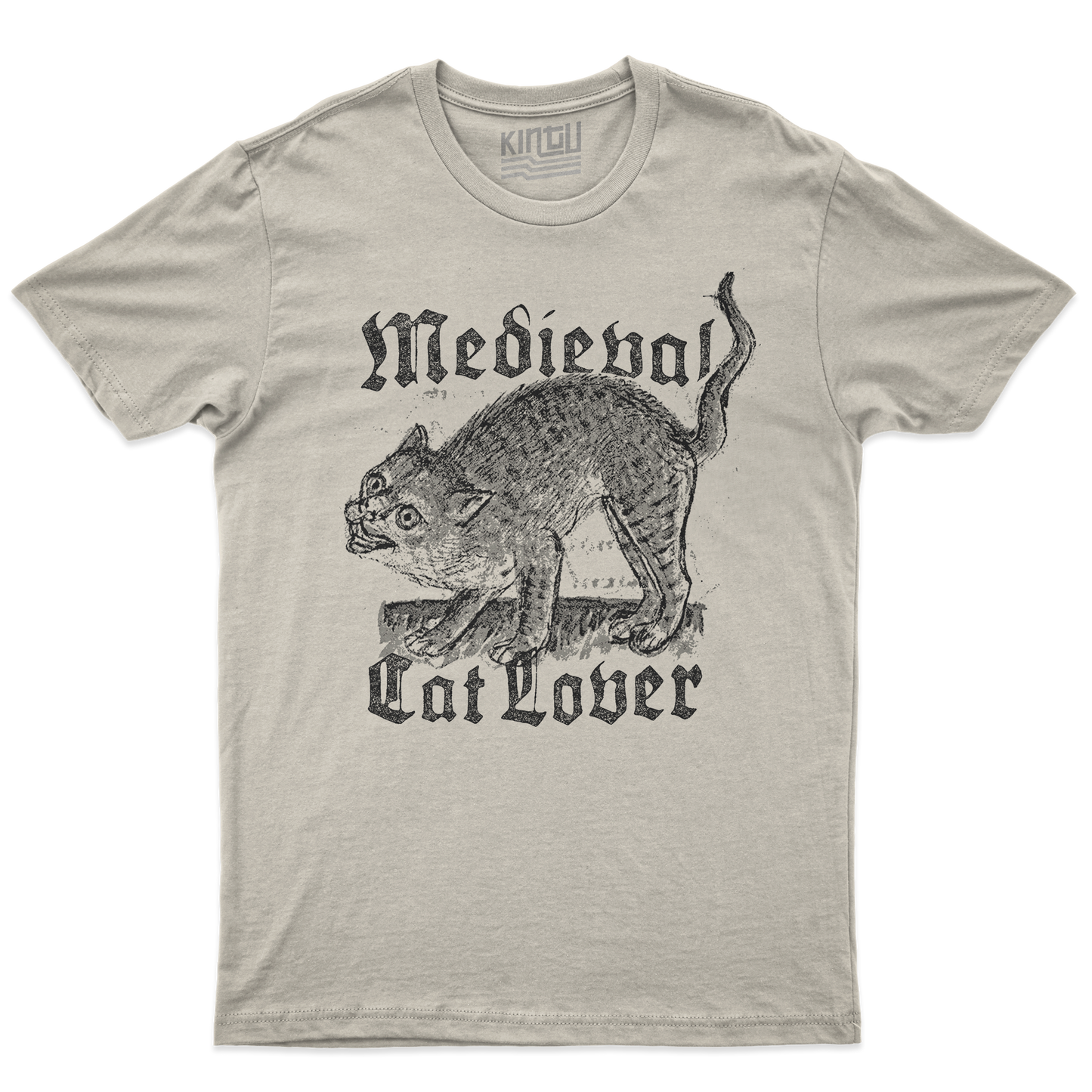 Kintu T-Shirt Medieval cat lover - Gatti medievali - Divertente