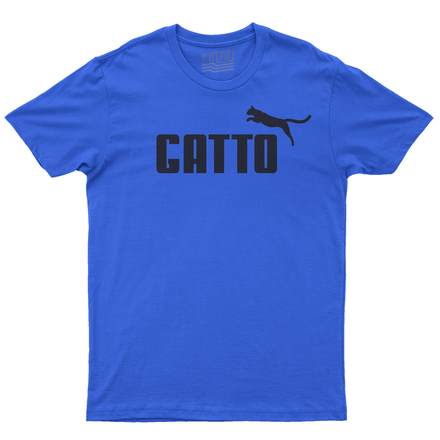 Kintu T-Shirt Gatto Sport Kintu Divertente