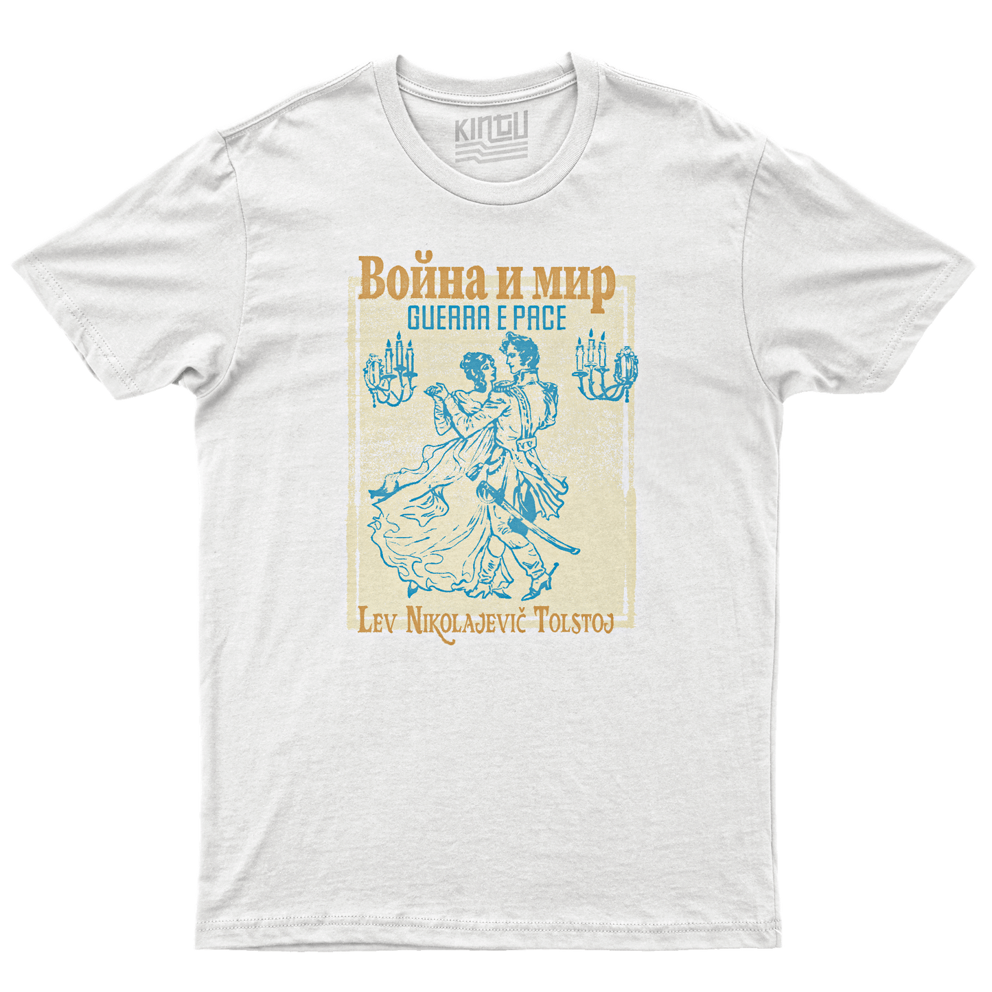 Kintu T-Shirt Guerra e Pace - Letteratura Russa - Lev Tolstoj