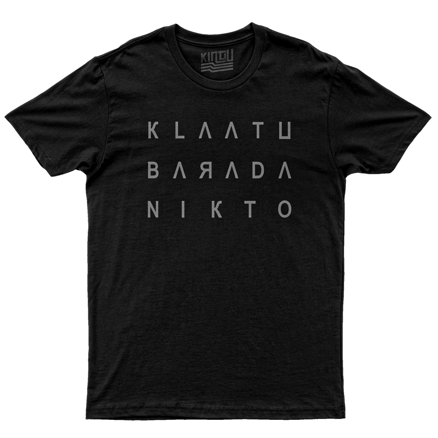 Kintu T-Shirt Klaatu Barada Nikto - 1951 - Ultimatum alla Terra - Fantascienza