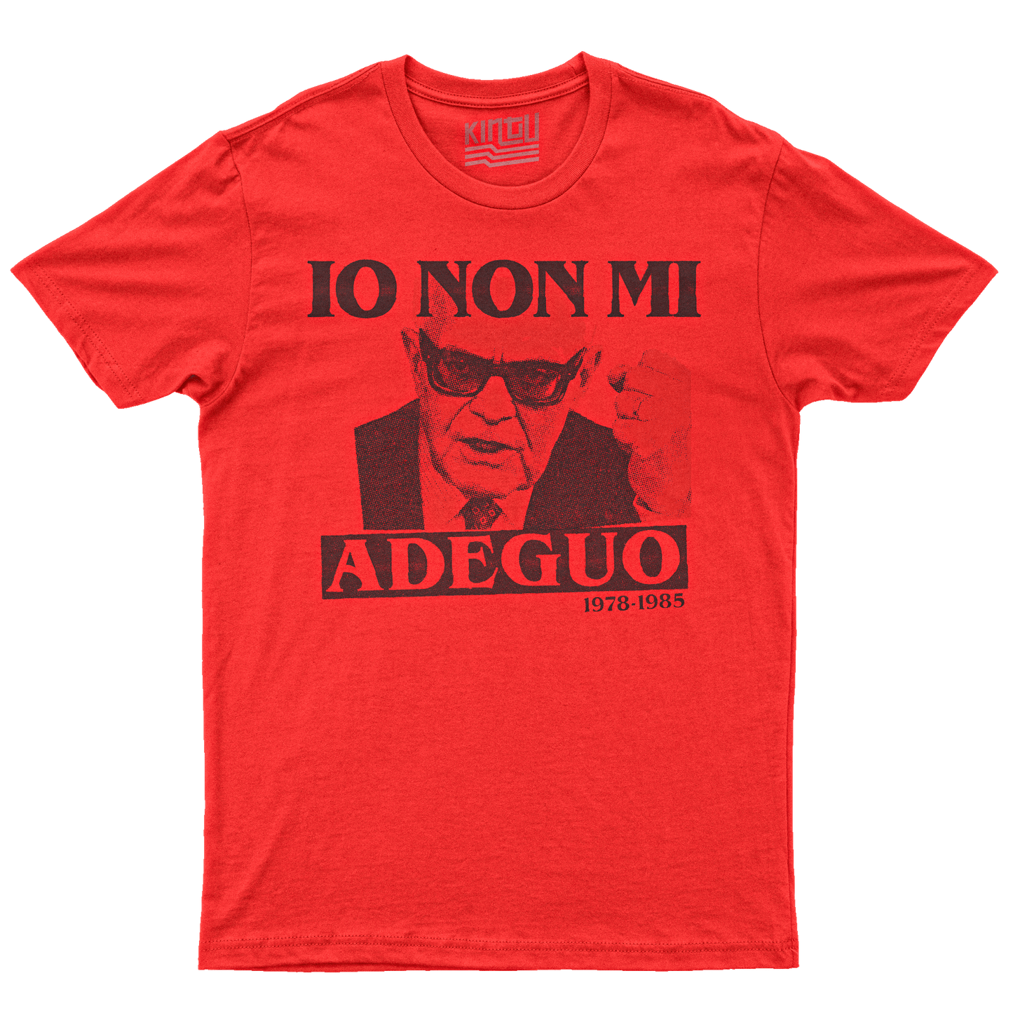 Kintu T-Shirt Io Non Mi Adeguo - Pertini - Presidente