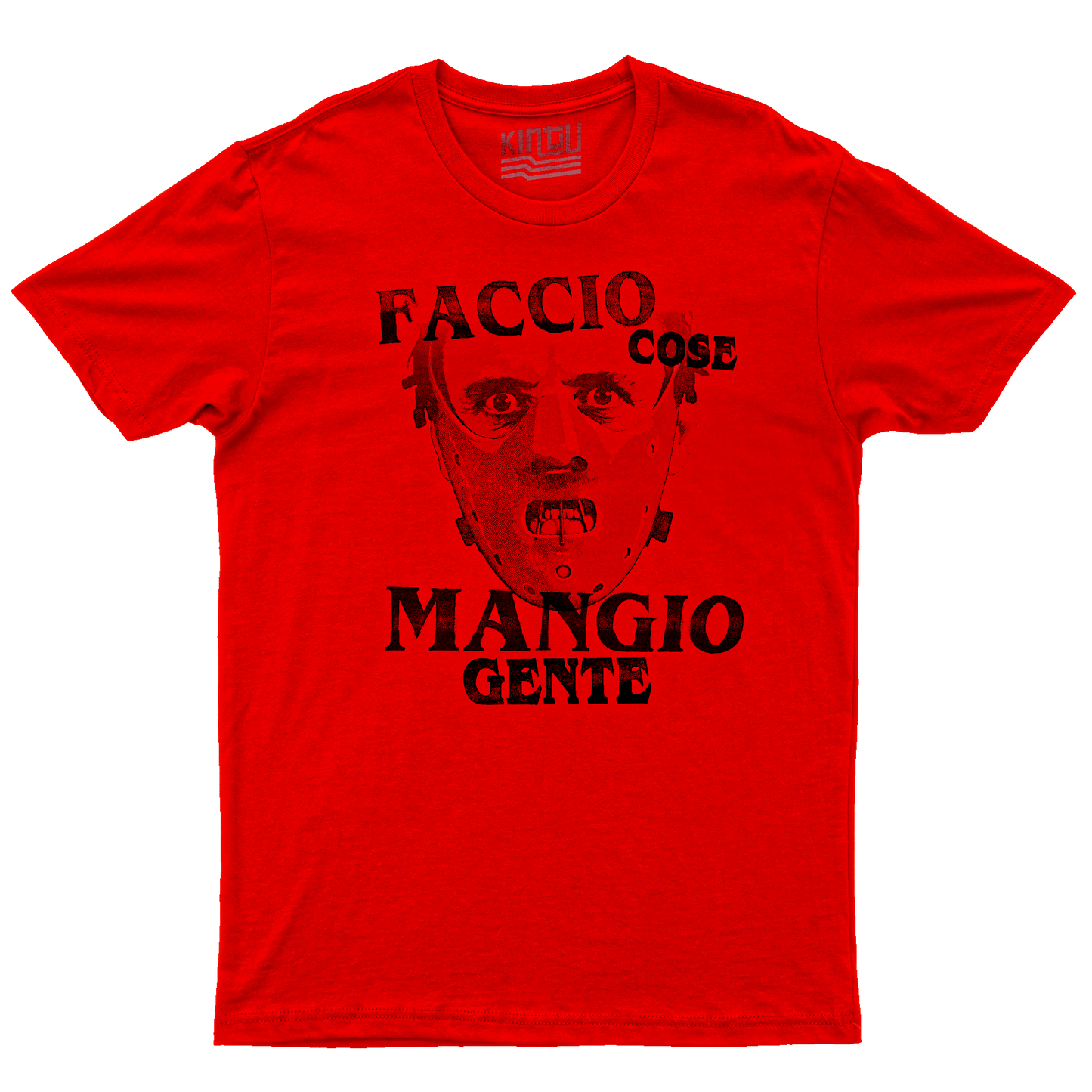 Kintu T-Shirt Faccio Cose Mangio Gente - Hannibal