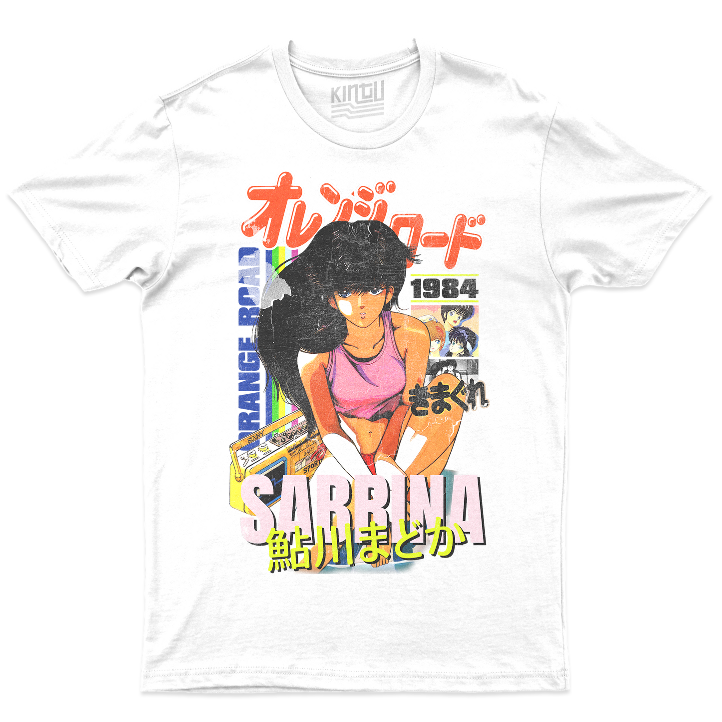 Kintu T-Shirt SABRINA SUMMER - Orange Road Madoka anime cult