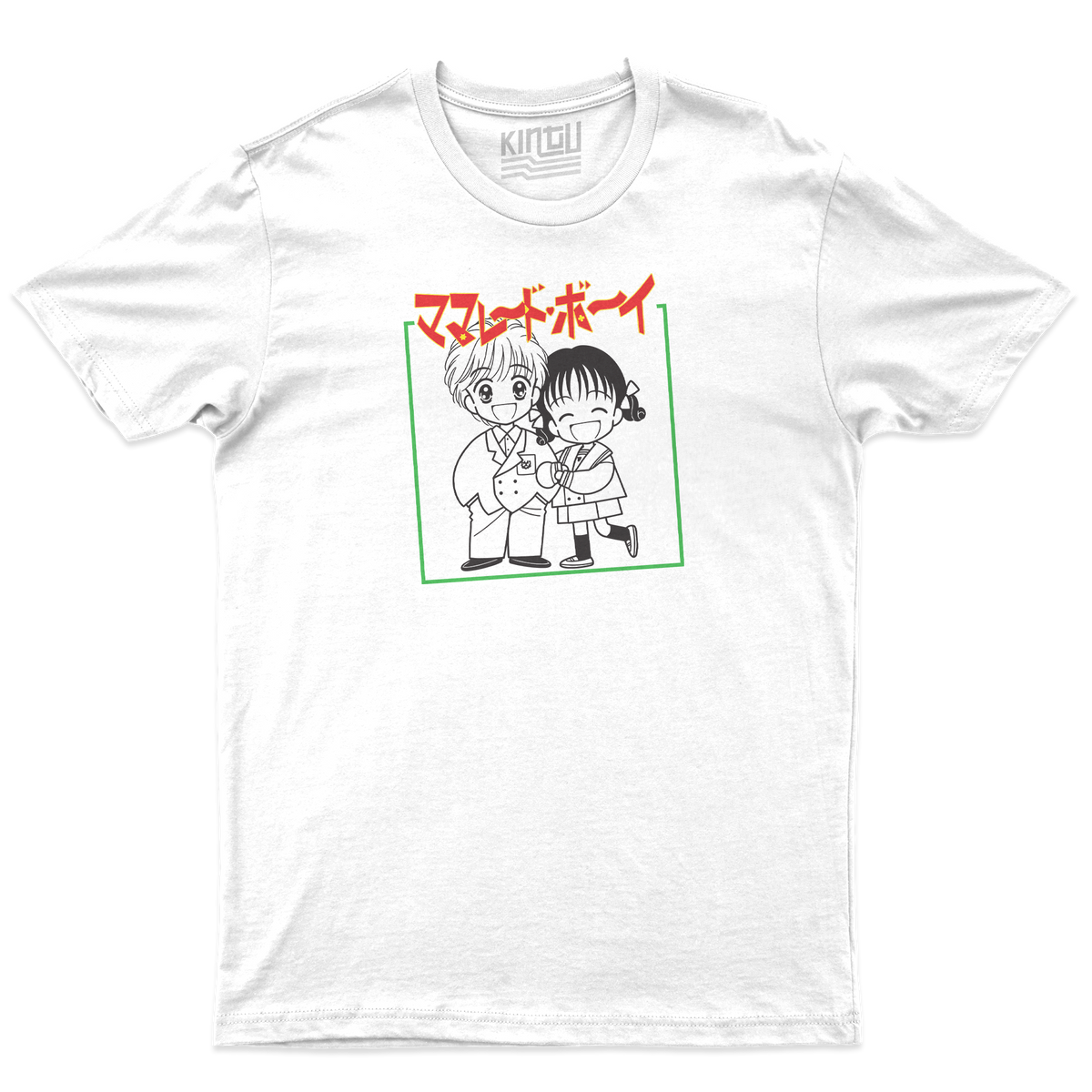[kintu:1trLlVjKR03x9DSoV1bfBlnSAQvD5-dYc:799889b4dfe53bed3a03f29e00296495] T-shirt bianca Piccoli problemi di cuore anime anni 90 con grafica frontale