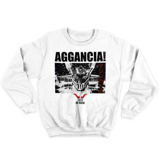 Kintu Felpa Girocollo Unisex AGGANCIA - mazinga Pilder On