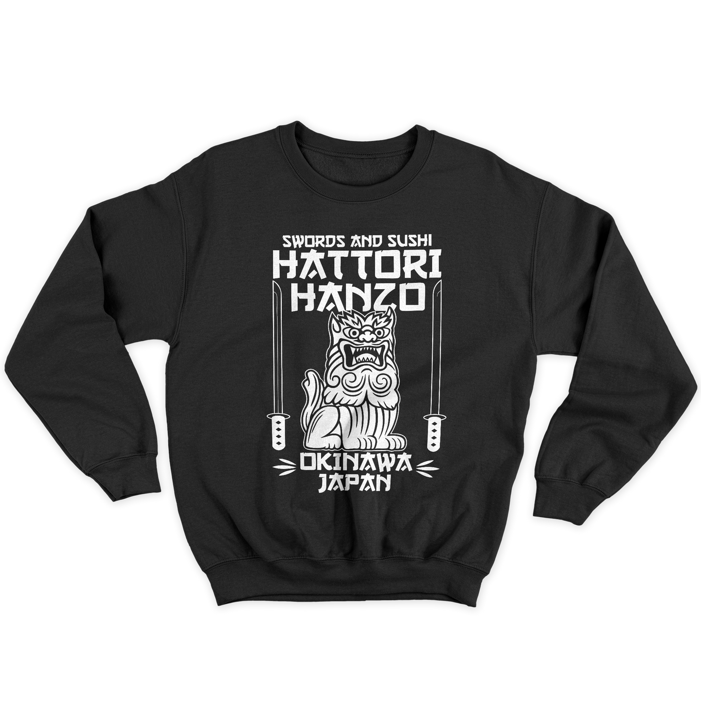 Kintu Felpa Girocollo Unisex HATTORI HANZO - Kill Bill monocolor - Tarantino