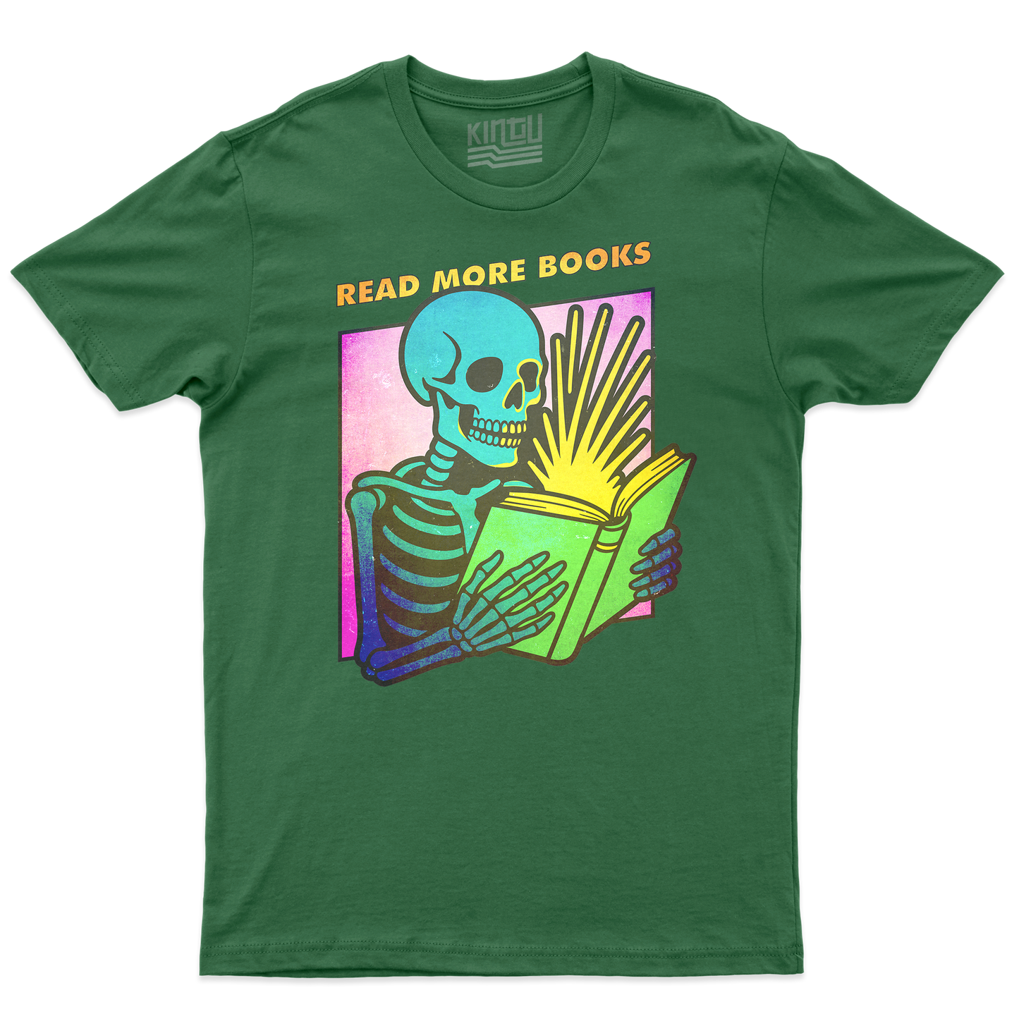 Kintu T-Shirt LEGGI PIU LIBRI - read more books - skull