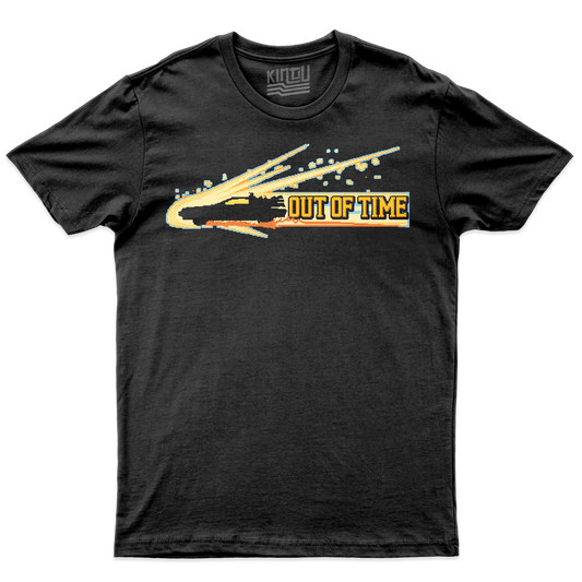 Kintu T-Shirt OUT OF TIME - Ritorno al futuro pixel