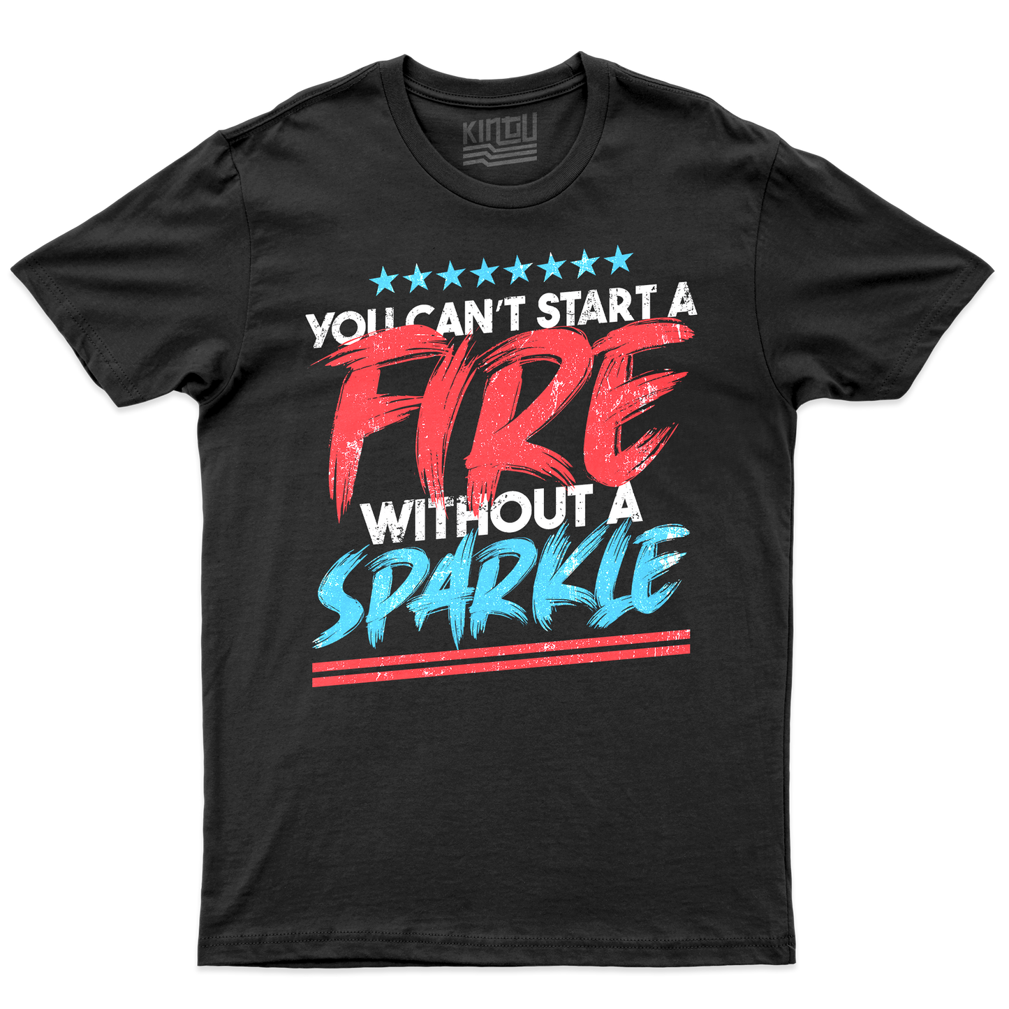 Kintu T-Shirt DANCING IN THE DARK - the boss - You can't start a fire without a sparkle