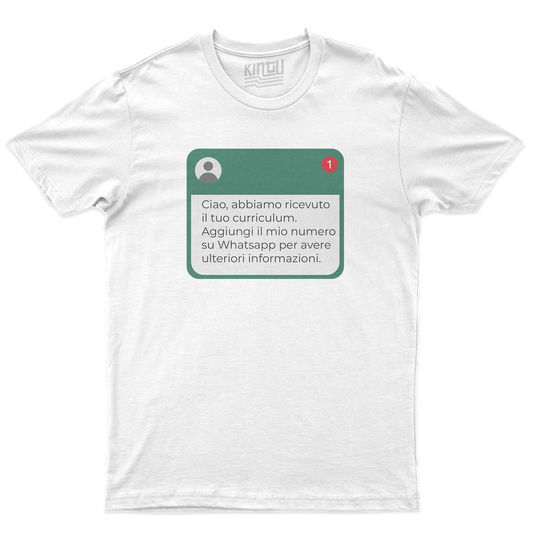 Kintu T-Shirt SPAM TIME - abbiamo ricevuto il tuo curriculum