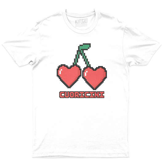Kintu T-Shirt CUORICINI PIXEL