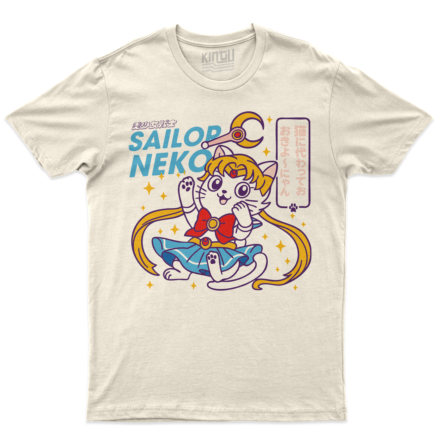 Kintu T-Shirt SAILOR NEKO - Giappone Manga anime - Moon