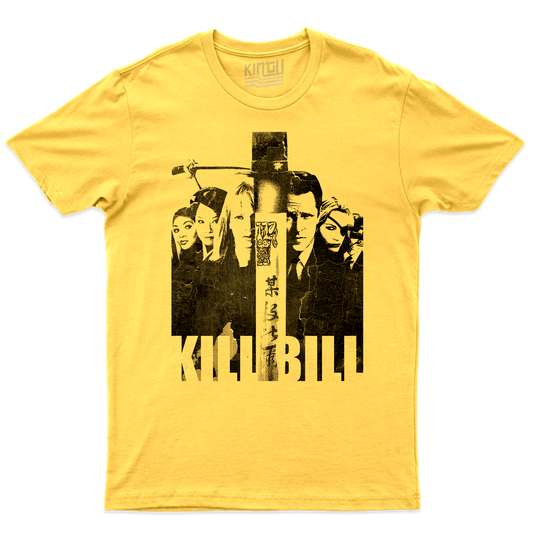 Kintu T-Shirt Gialla Kill Bill personaggi