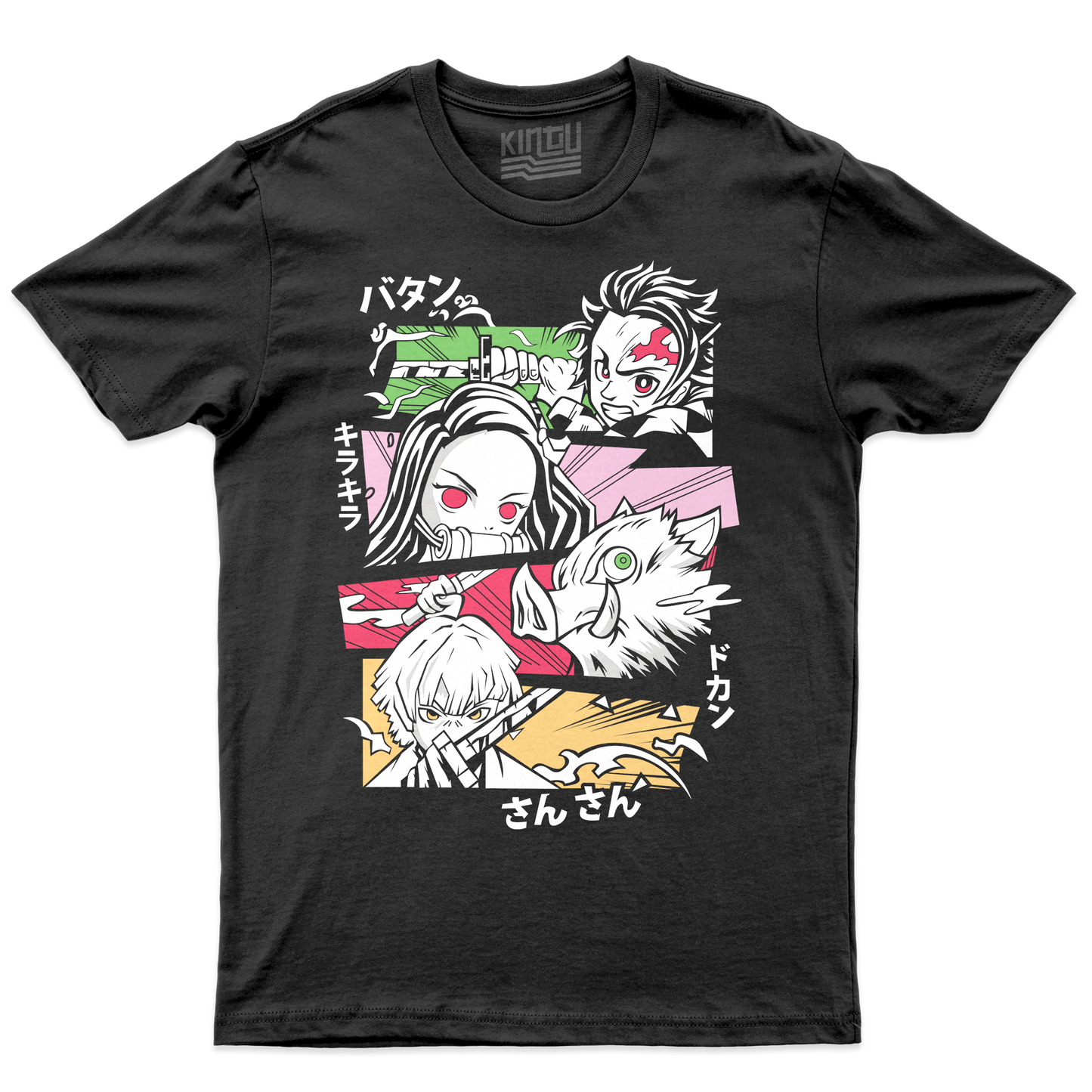 Kintu T-Shirt DEMON PERSONAGGI - SLAYER - anime manga cult