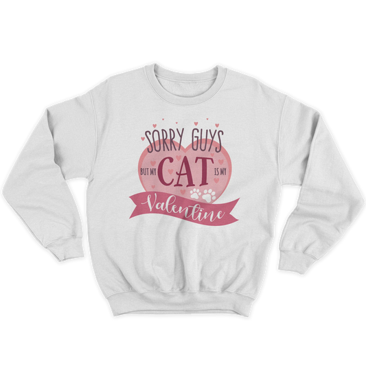 Kintu Felpa Girocollo Unisex San Valentino My Cat Is My Valentine