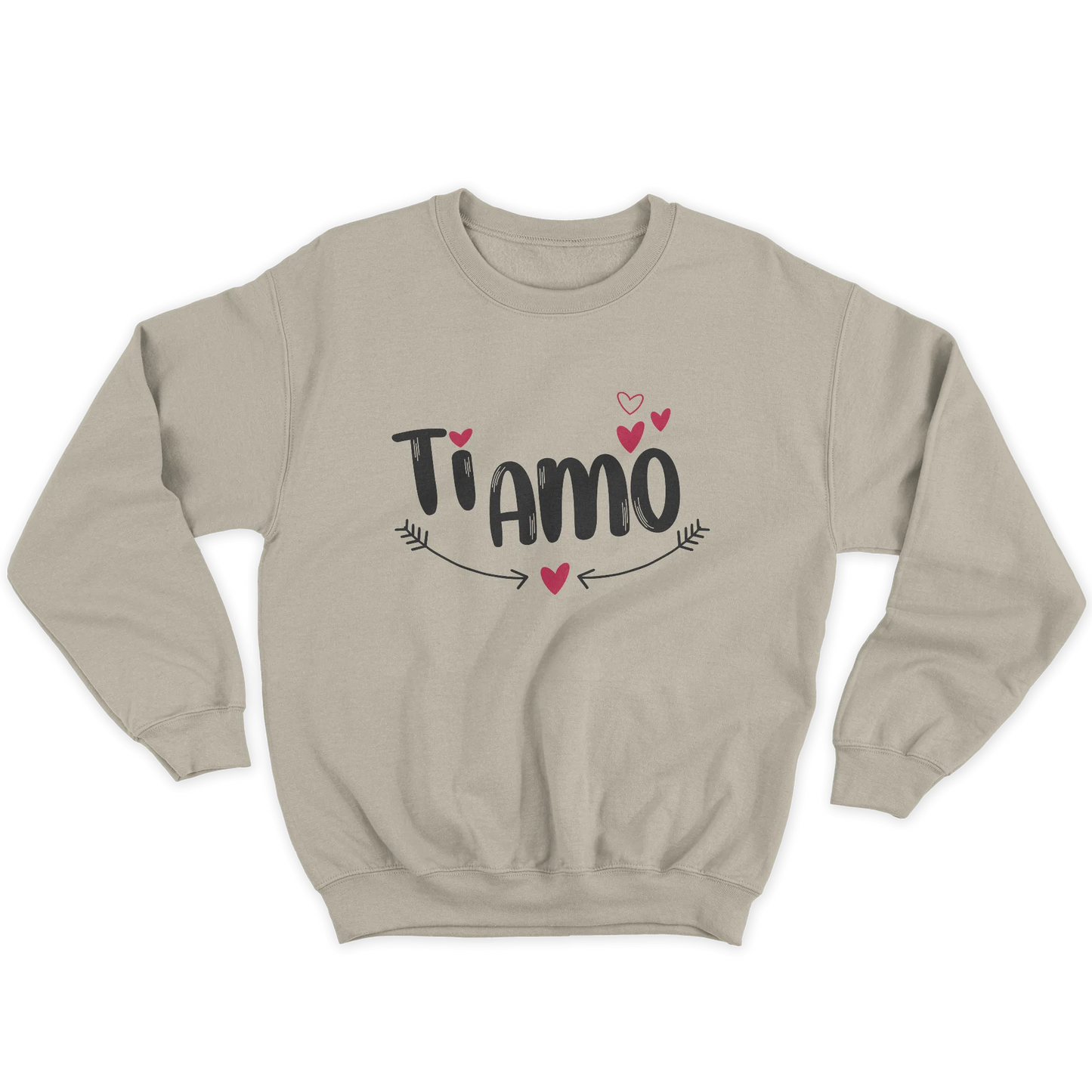 Kintu Felpa Girocollo Unisex San Valentino Ti Amo