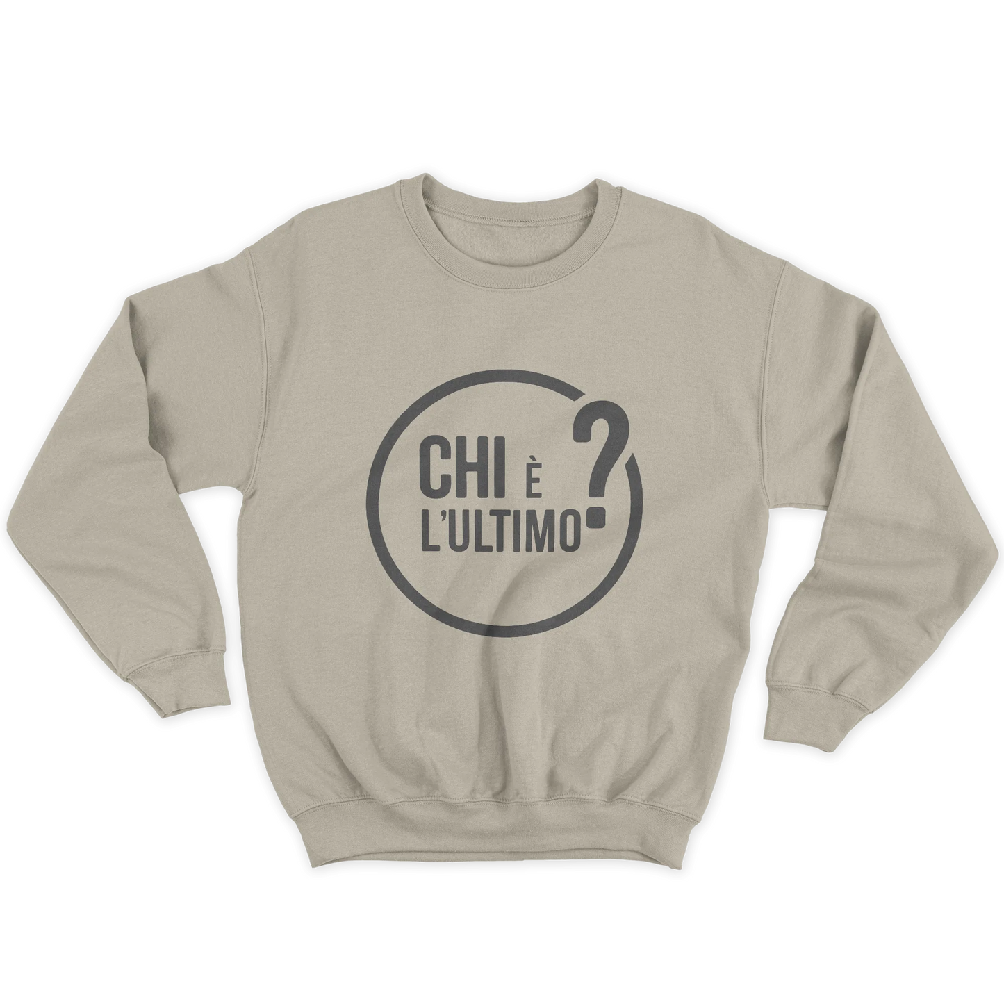 Kintu Felpa Girocollo Unisex Chi è L’ultimo? Chi L’ha Visto Sciarelli Meme