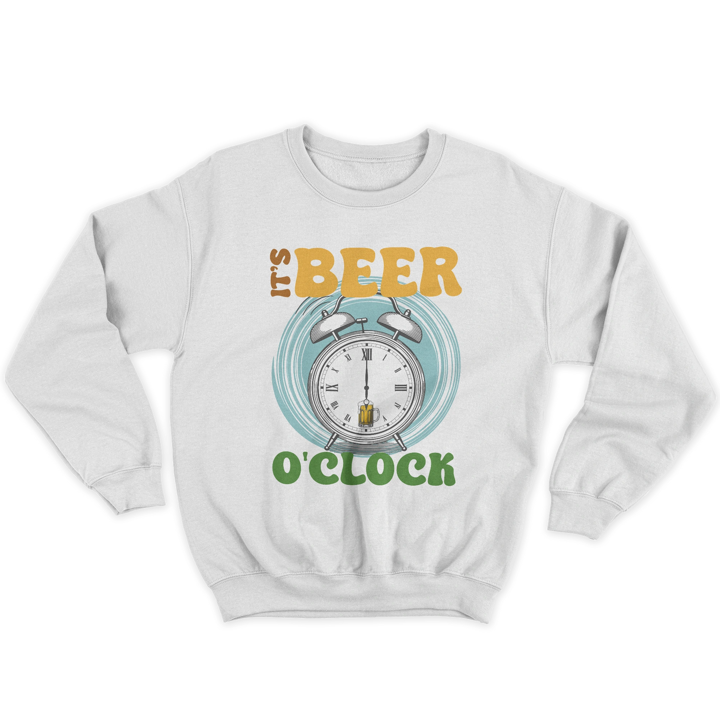 Kintu Felpa Girocollo Unisex It’s Beer O’clock - Estate - Birra