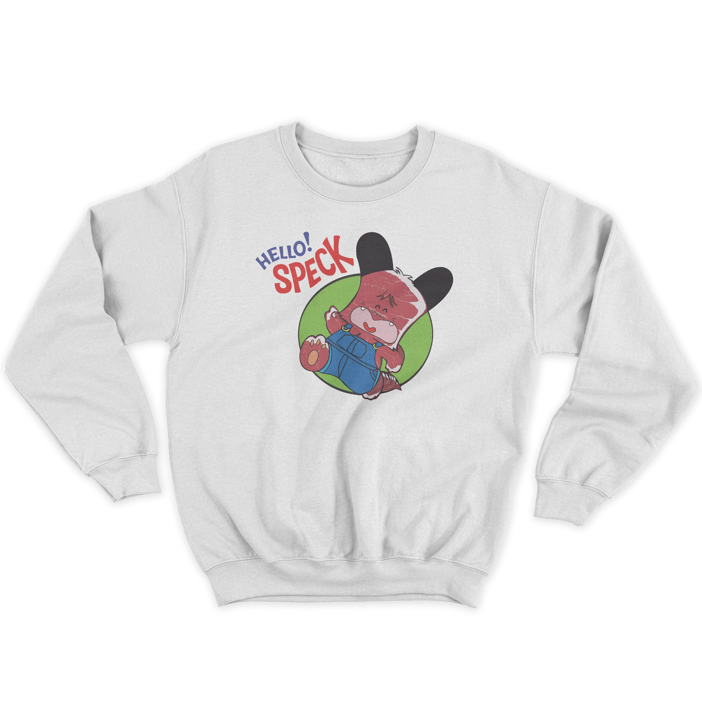 Kintu Felpa Girocollo Unisex Hello Speck - Divertente  - Anime Manga