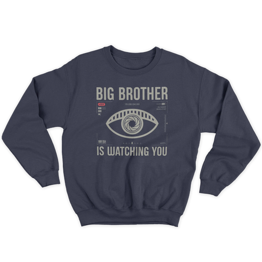 Kintu Felpa Girocollo Unisex Big Brother Is Watching You - Libri - 1984  - Film