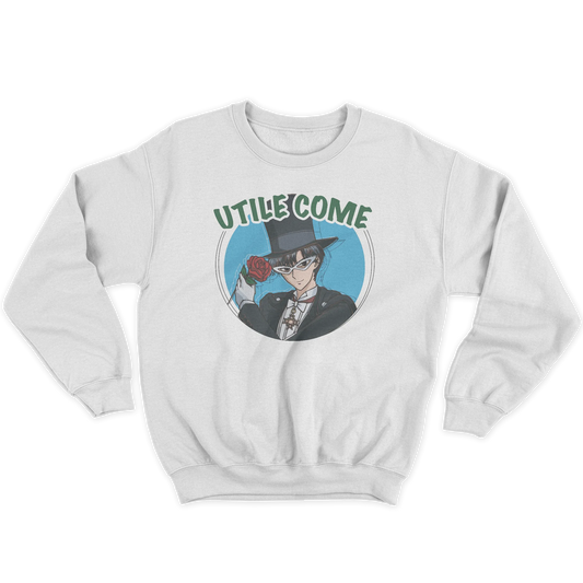 Kintu Felpa Girocollo Unisex Utile Come Milord - Divertente - Sailor Moon - Tuxedo Mask  - Anime Manga