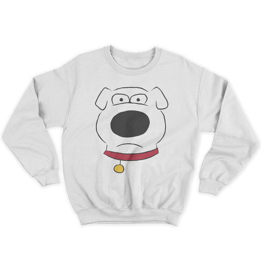 Kintu Felpa Girocollo Unisex Brian Poker Face - Cartoni Animati - Serie Tv