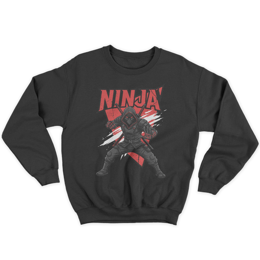 Kintu Felpa Girocollo Unisex Ninja