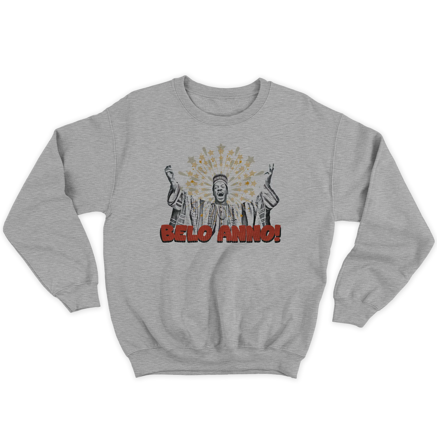 Kintu Felpa Girocollo Unisex Belo Anno - Una Poltrona Per Due - Natale - Capodanno  - Film