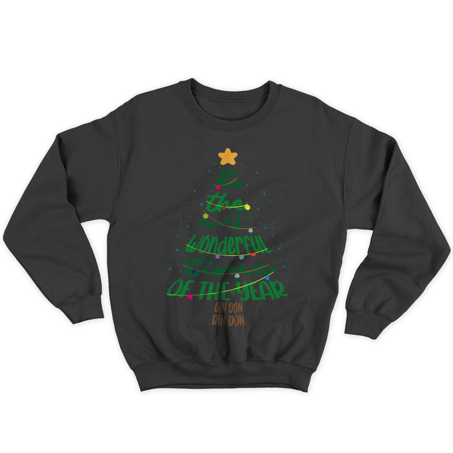 Kintu Felpa Girocollo Unisex Wonderful Time - Natale - Andy Williams