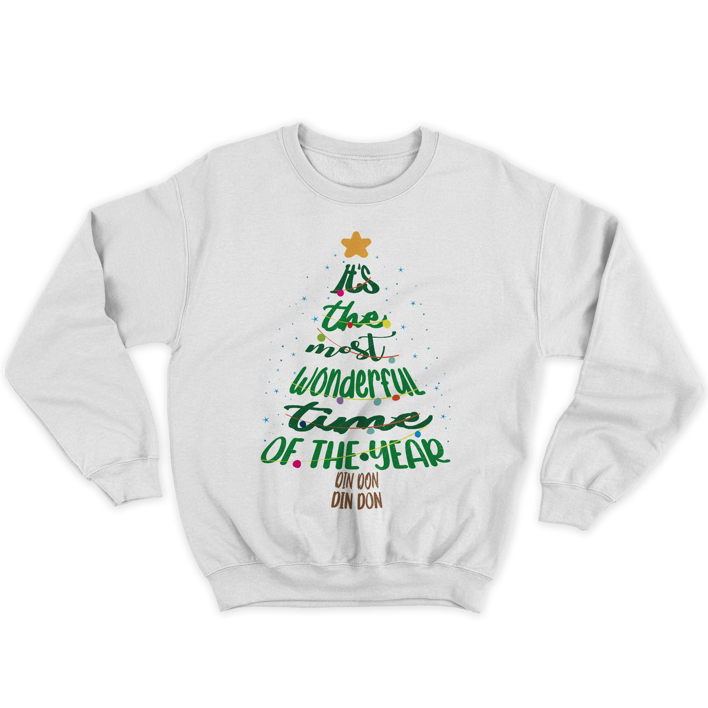 Kintu Felpa Girocollo Unisex Wonderful Time - Natale - Andy Williams