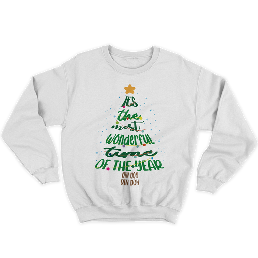 Kintu Felpa Girocollo Unisex Wonderful Time - Natale - Andy Williams