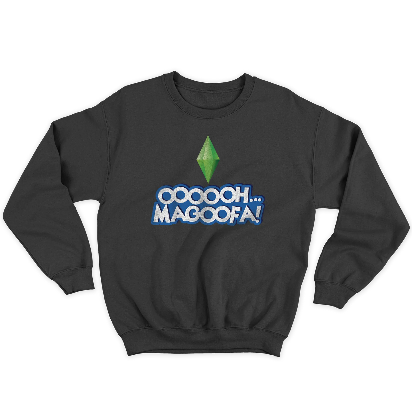Kintu Felpa Girocollo Unisex The Sims Oooooh Magoofa! - Game - Divertente