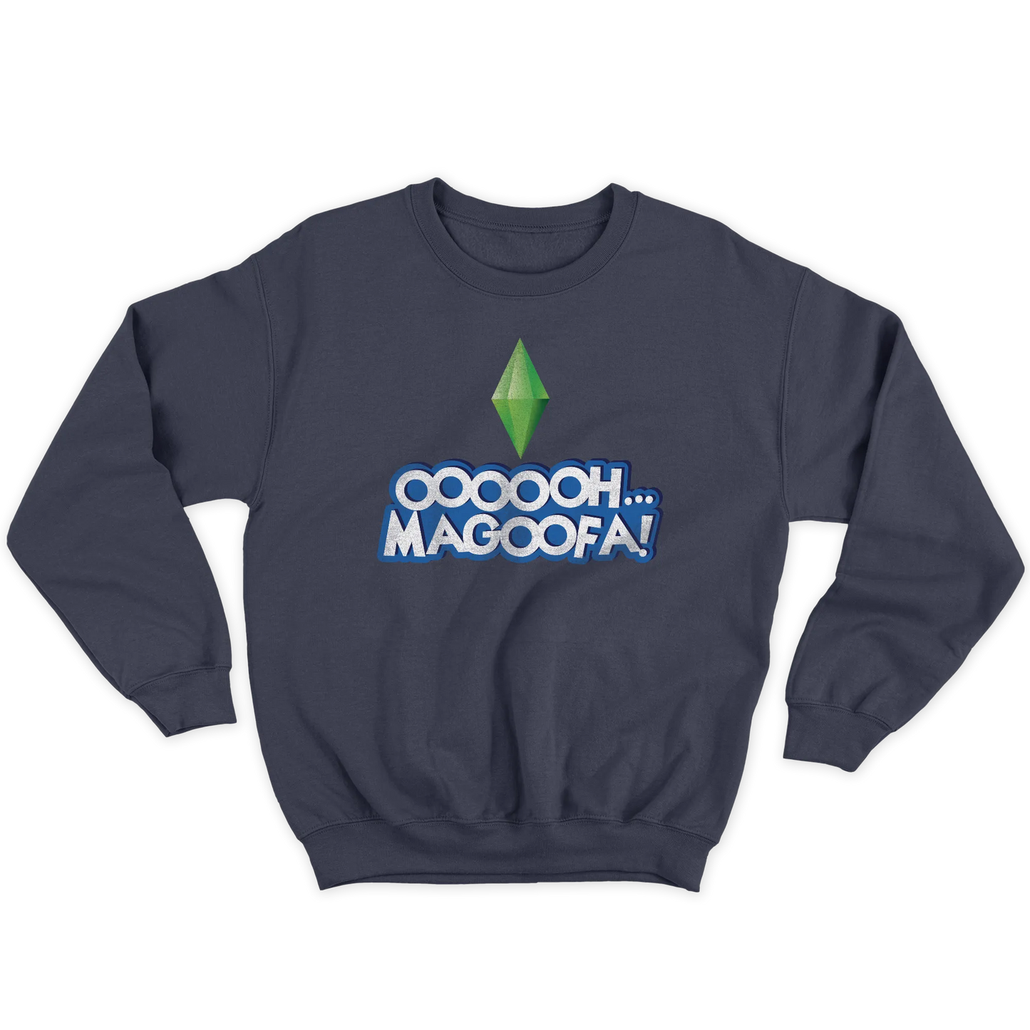 Kintu Felpa Girocollo Unisex The Sims Oooooh Magoofa! - Game - Divertente