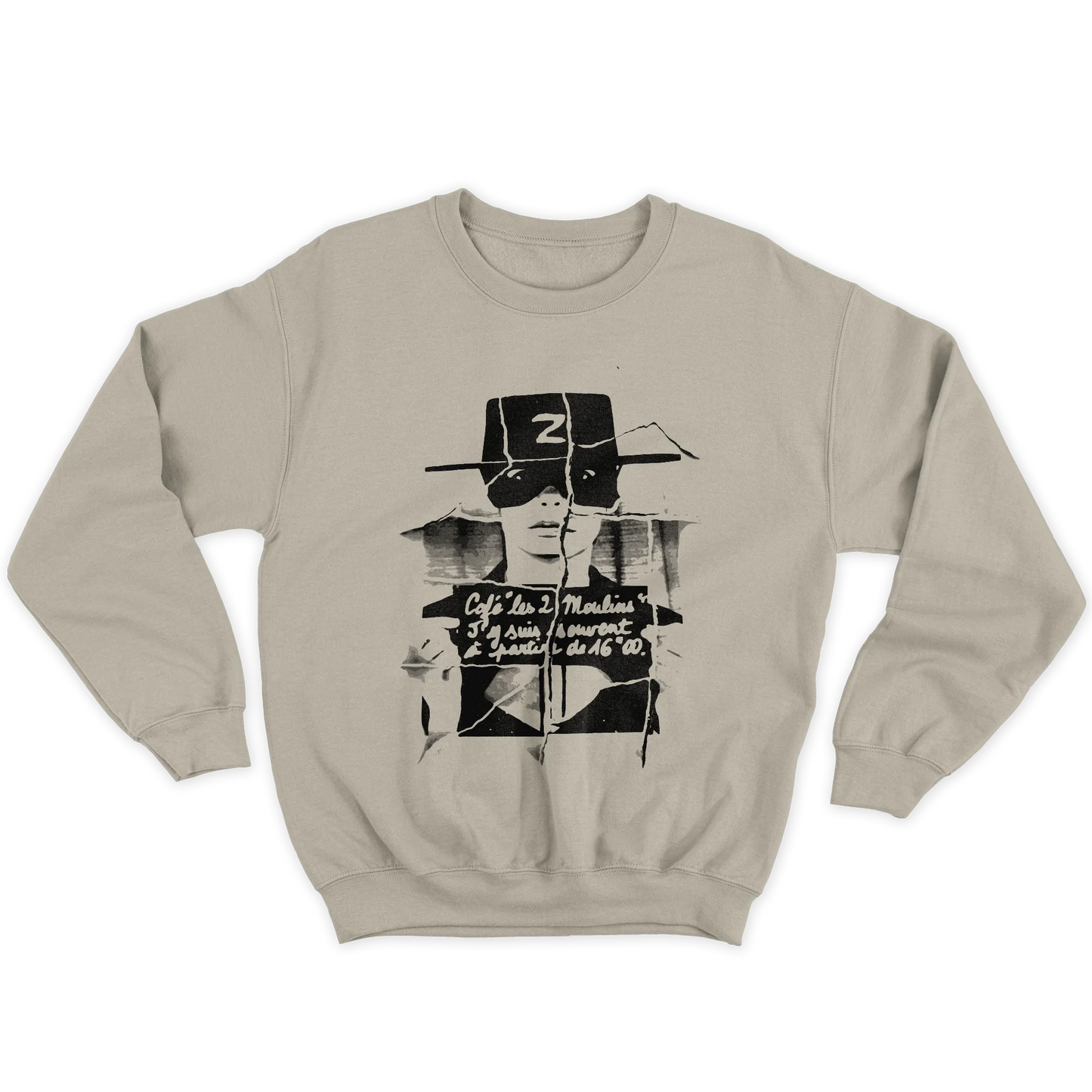 Kintu Felpa Girocollo Unisex Zorro Amelie - Cult - Il Favoloso Mondo - Film