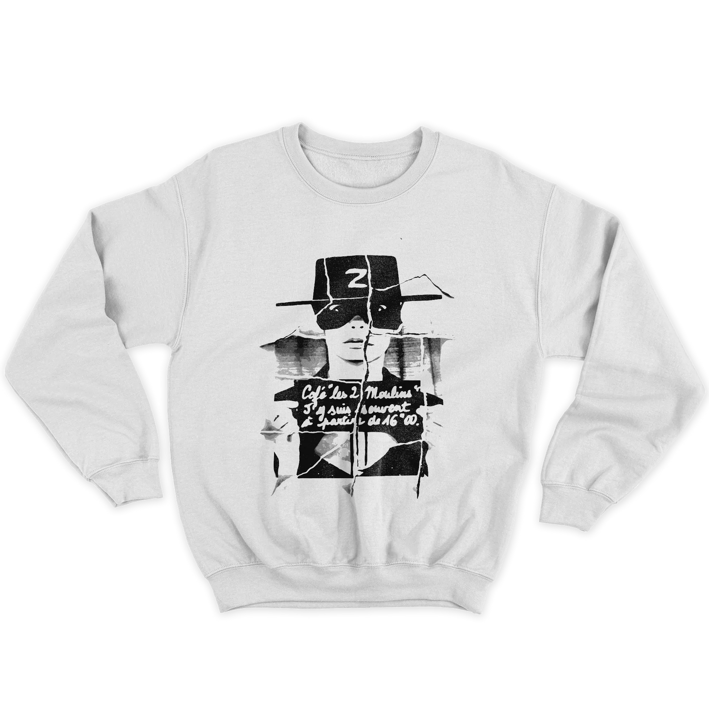 Kintu Felpa Girocollo Unisex Zorro Amelie - Cult - Il Favoloso Mondo - Film