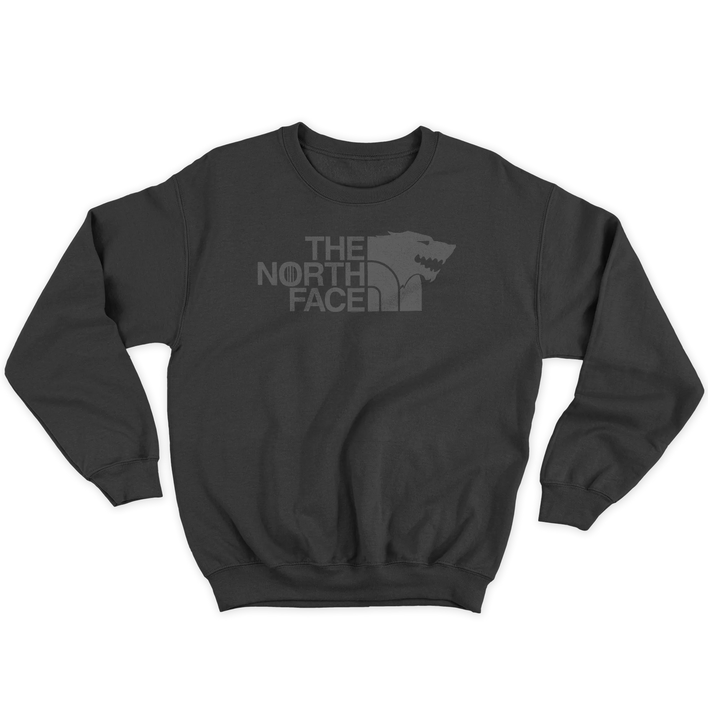 Kintu Felpa Girocollo Unisex Stark The North Face - Got - Thrones - Divertente - Serie Tv