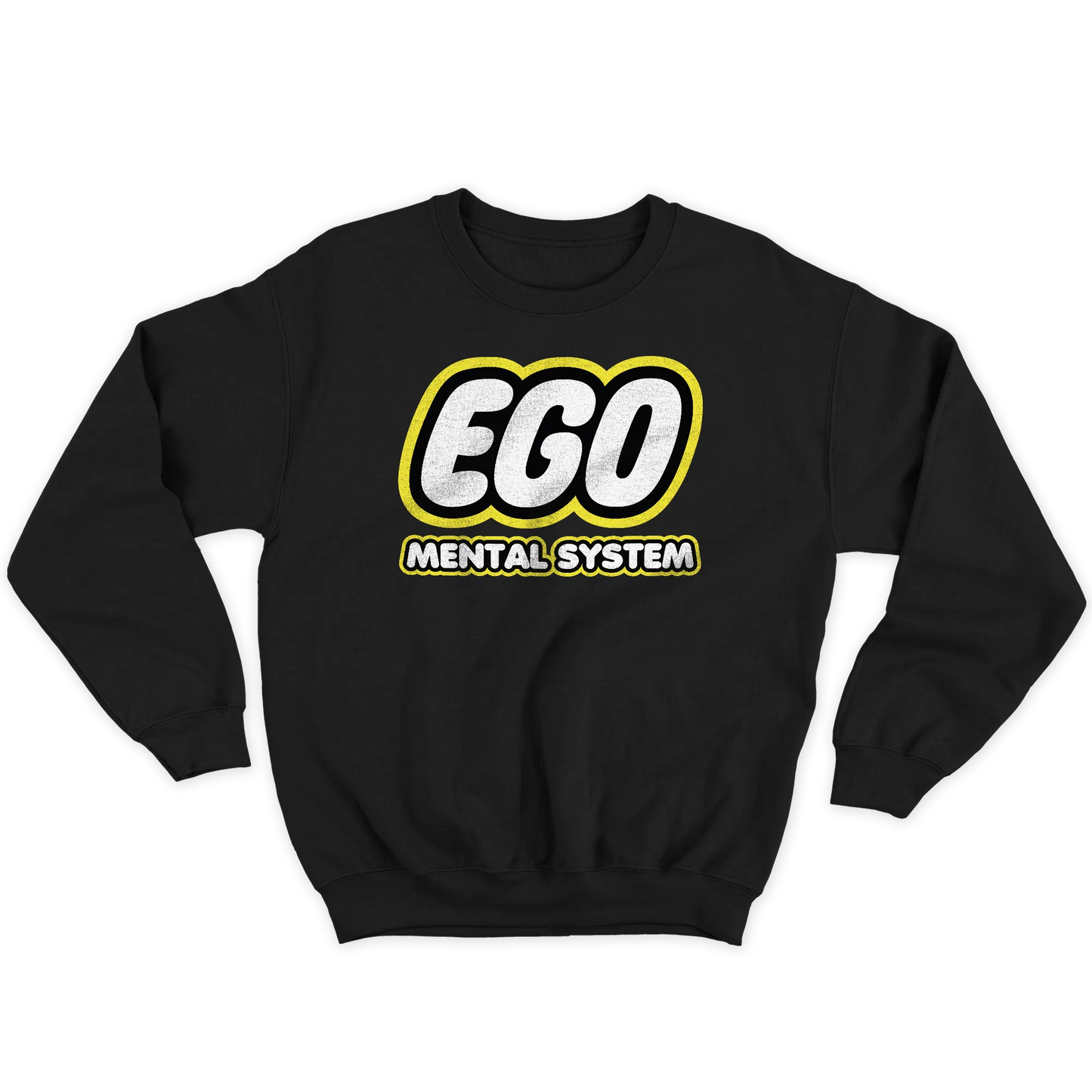 Kintu Felpa Girocollo Unisex Ego Mental System - Divertente - Giochi