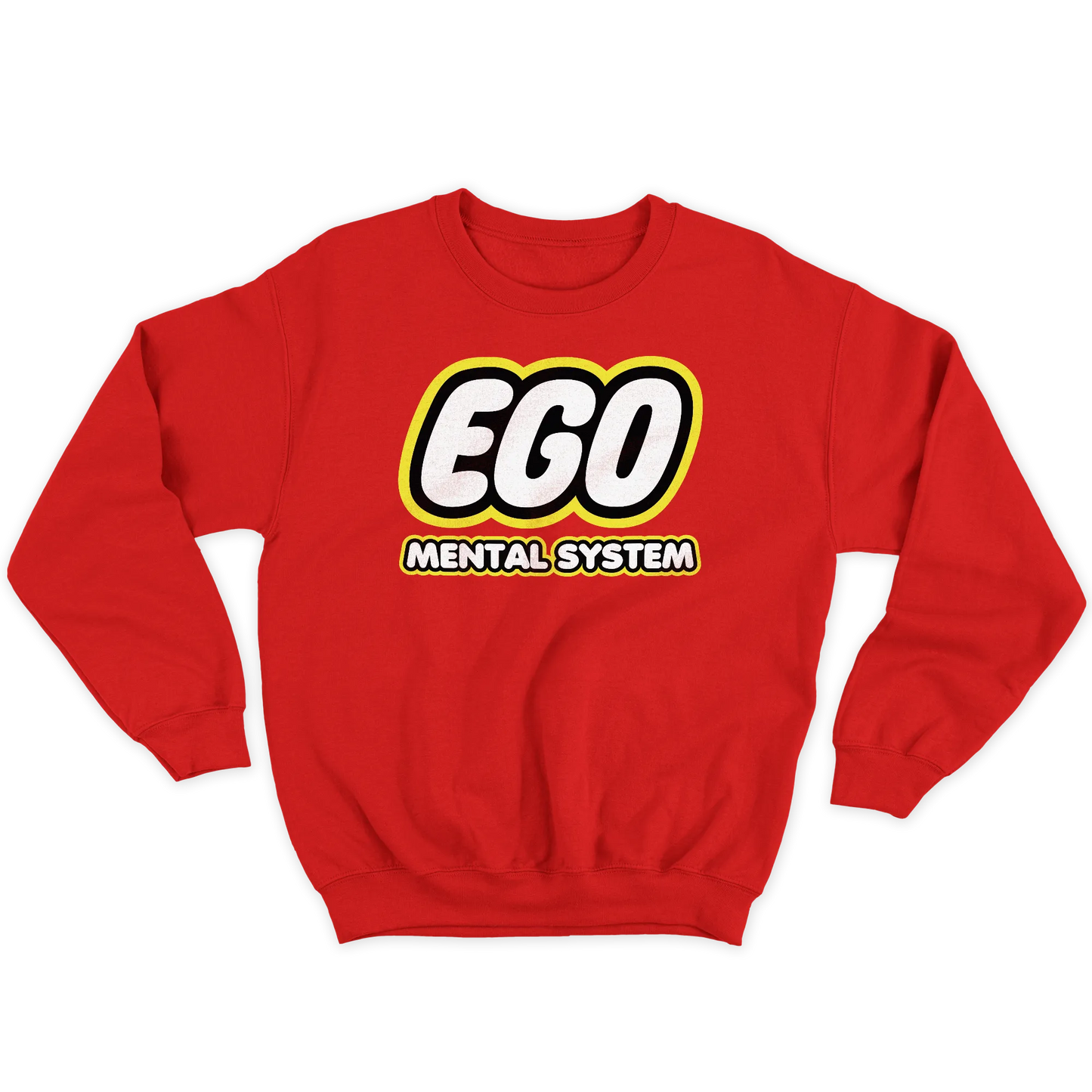 Kintu Felpa Girocollo Unisex Ego Mental System - Divertente - Giochi