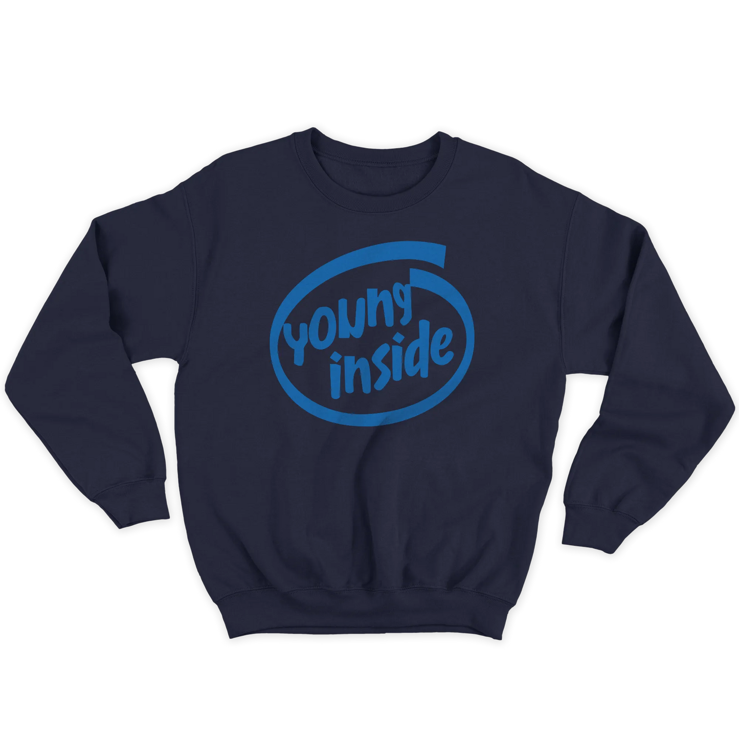 Kintu Felpa Girocollo Unisex Young Inside - Sempre Giovani - Divertente