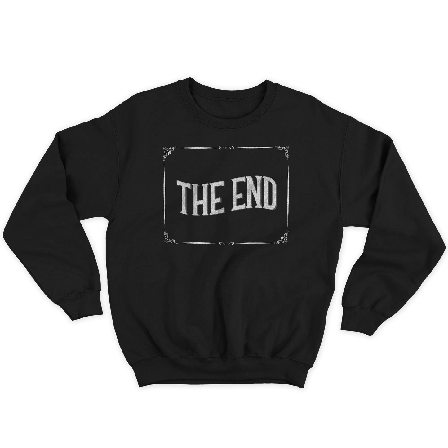 Kintu Felpa Girocollo Unisex The End - Silent Movie - Film Muti - Film