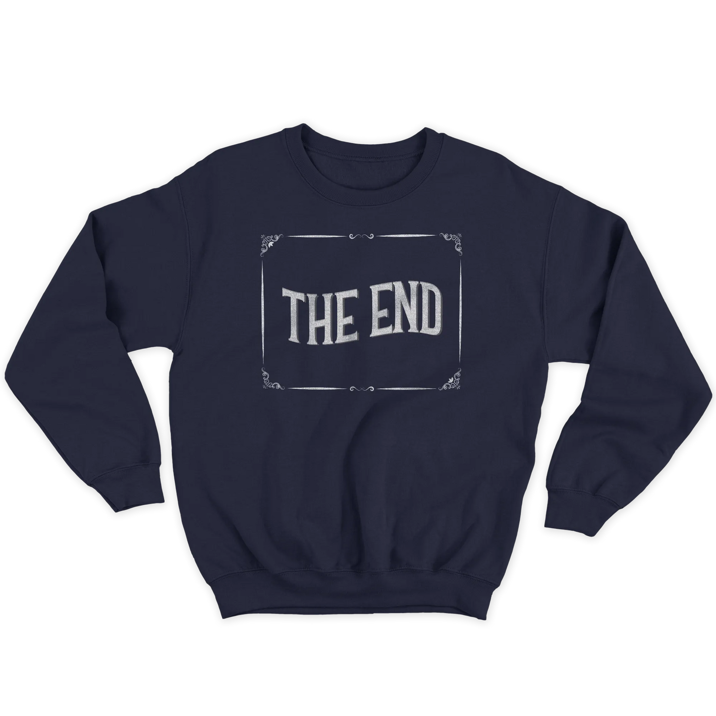 Kintu Felpa Girocollo Unisex The End - Silent Movie - Film Muti - Film