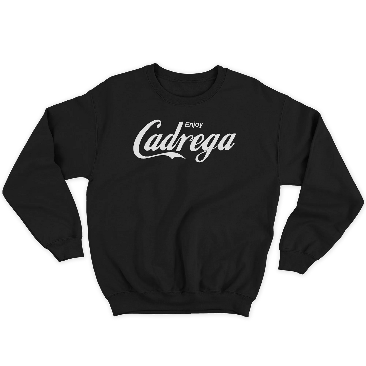 Kintu Felpa Girocollo Unisex Enjoy Cadrega - Buona - Divertente - Personaggi Famosi