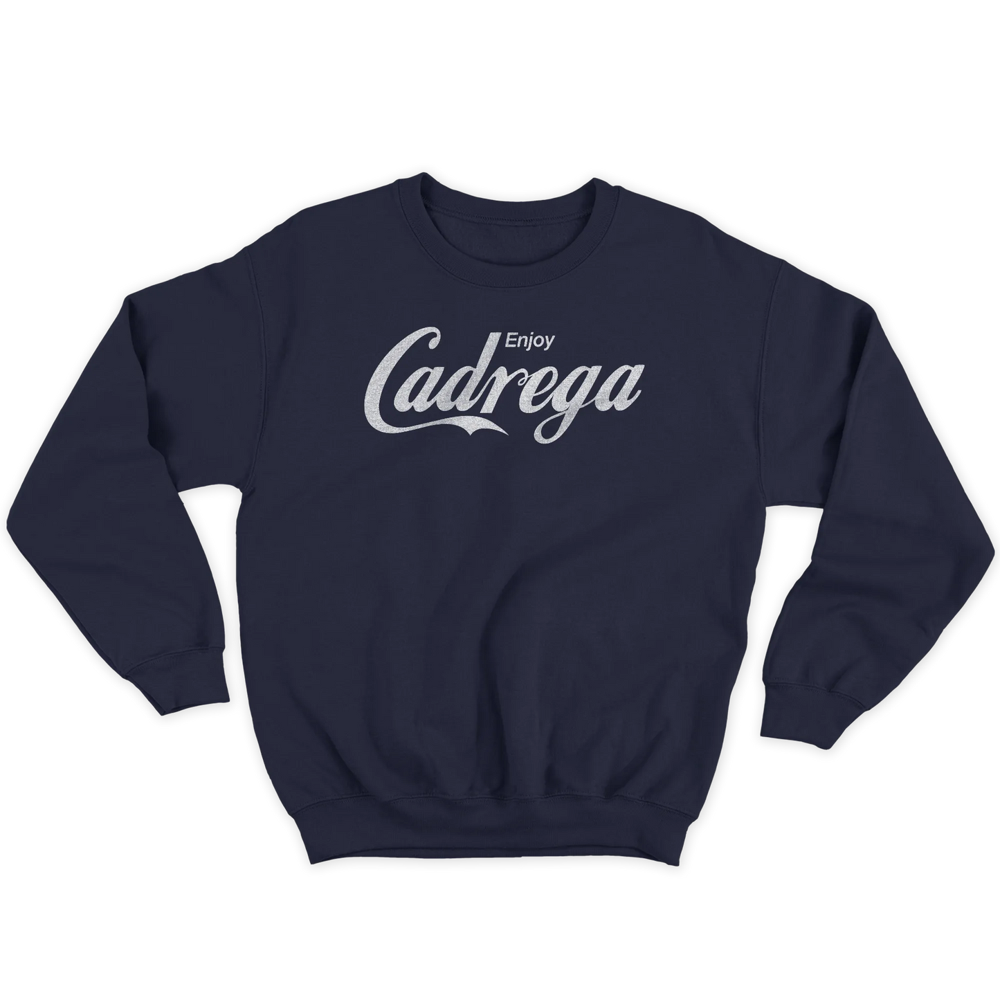 Kintu Felpa Girocollo Unisex Enjoy Cadrega - Buona - Divertente - Personaggi Famosi