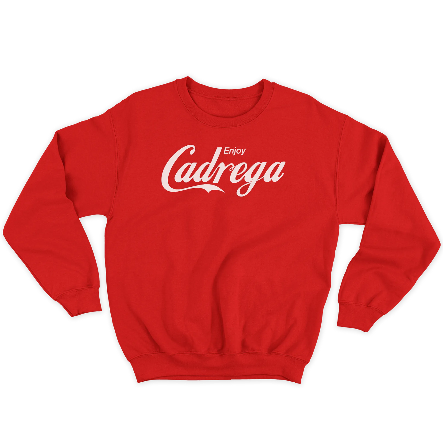 Kintu Felpa Girocollo Unisex Enjoy Cadrega - Buona - Divertente - Personaggi Famosi