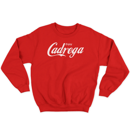 Kintu Felpa Girocollo Unisex Enjoy Cadrega - Buona - Divertente - Personaggi Famosi